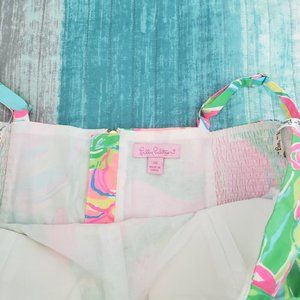 Lilly Pulitzer Women's Willow Dress Sundress Fit & Flare Colorful Mini